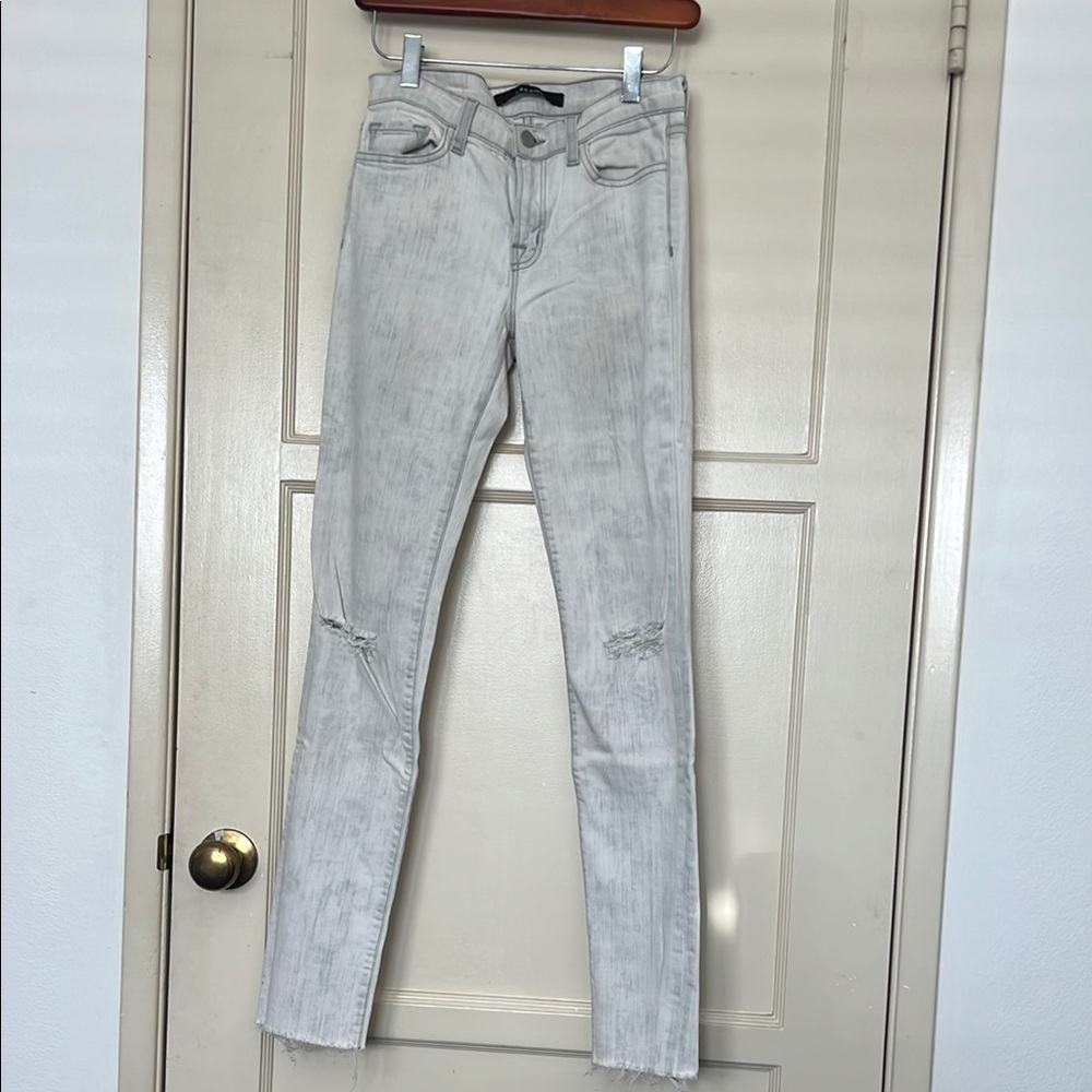 J Brand Women's Light Gray Jeans HYSTERIA
